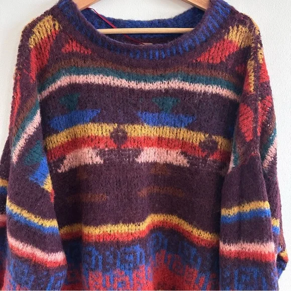 Free People Sunset Canyon Alpaca oversized sweater size small - Picture 5 of 8